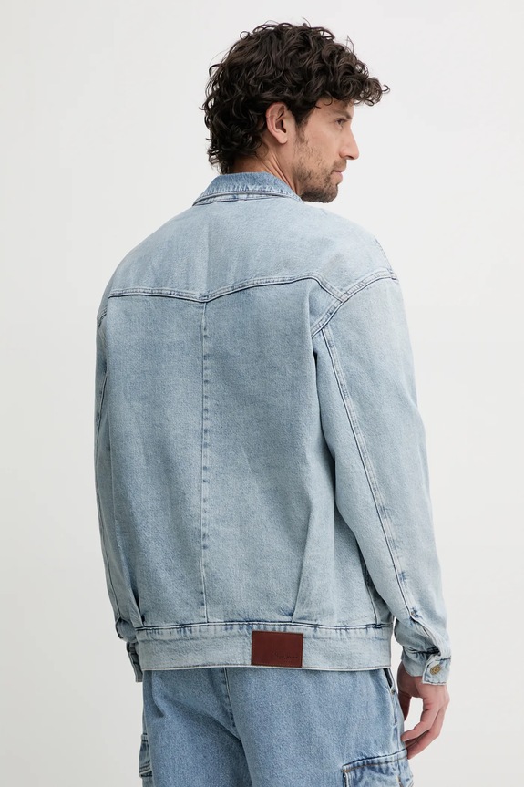 Ρούχα Τζιν μπουφάν Pepe Jeans EMMETT FADEOUT PM403101 μπλε