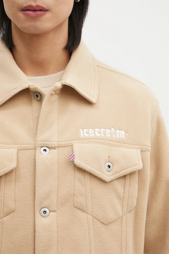 Кофта ICECREAM Fleece Trucker бежевый IC24406