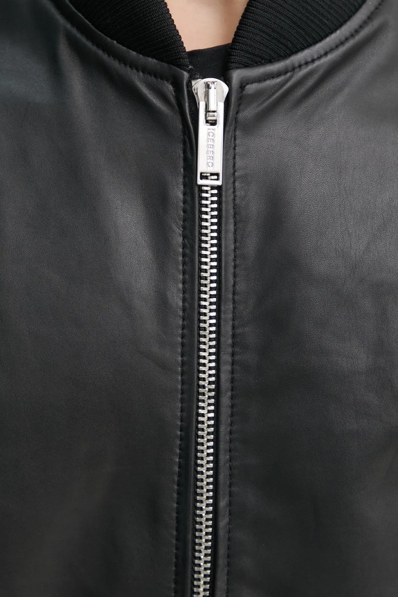 Iceberg giacca in pelle stile bomber ZO11.6805