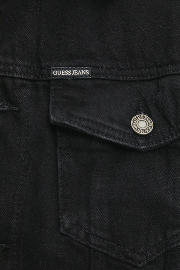 Guess Jeans kurtka jeansowa M4BN38.D5EK2 czarny