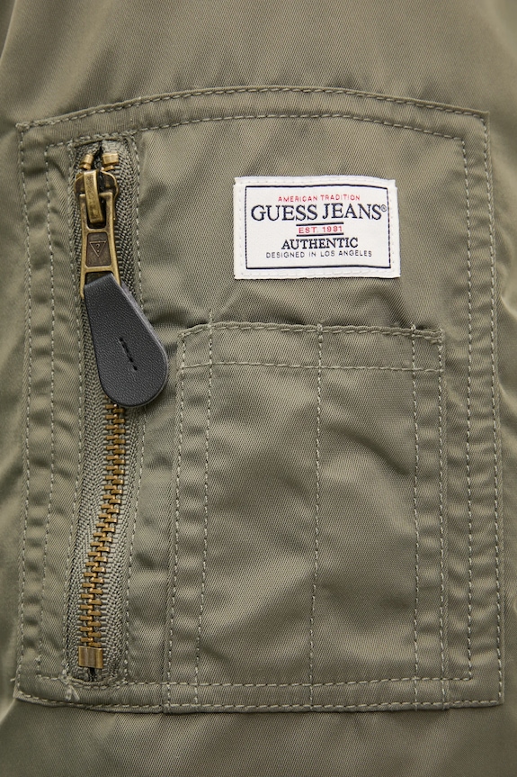 Guess Jeans giacca bomber M5RL81.WHAA2 verde