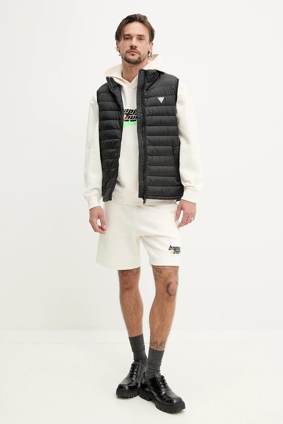 Guess Jeans bezrękawnik M5RN55.WHAB2 czarny SS26