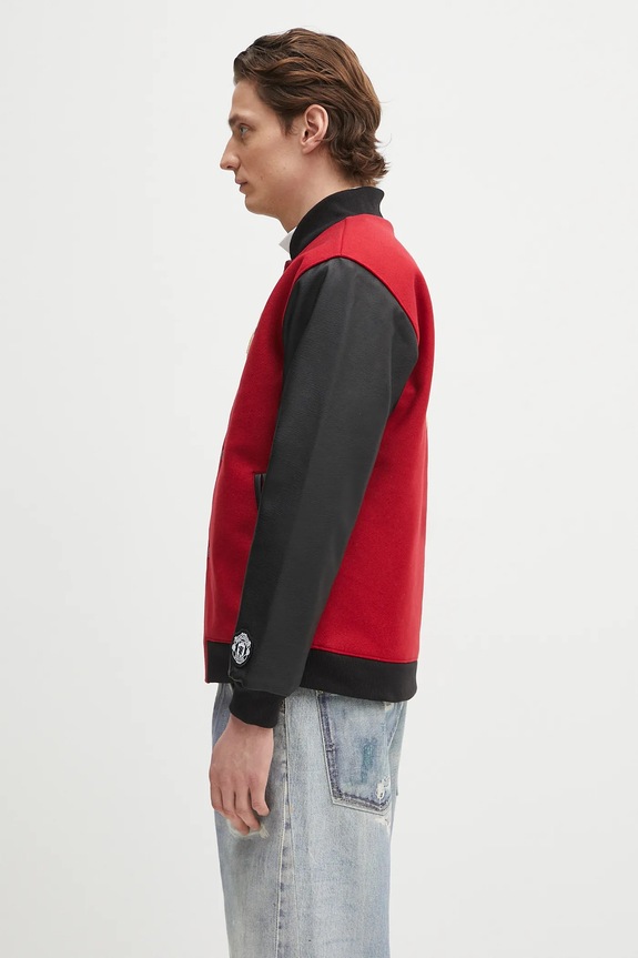 adidas Originals wool blend bomber jacket Manchester United VRCT JF0366 red SS25