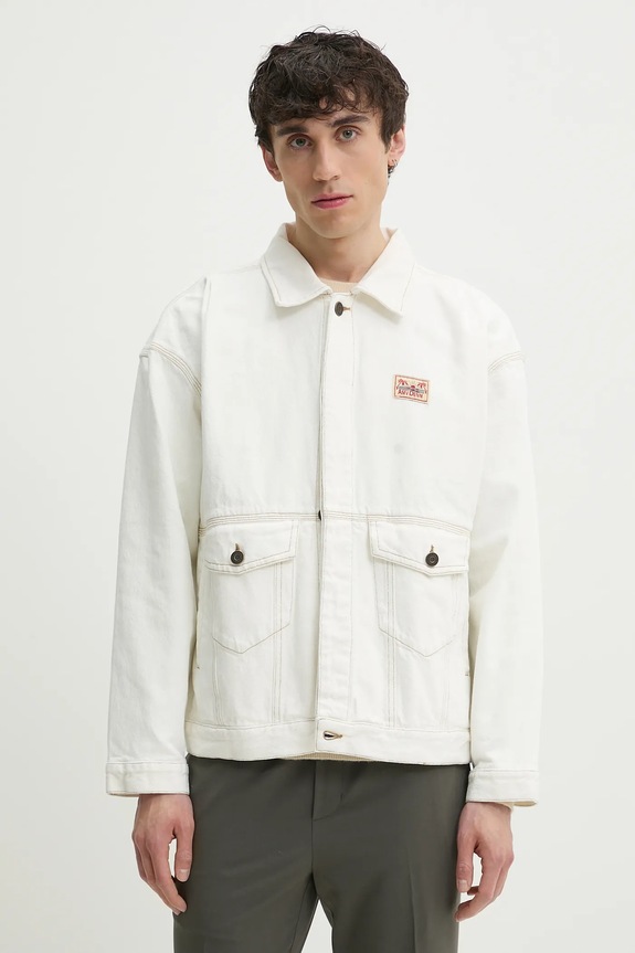 Μπουφάν American Vintage χωρίς κουκούλα λευκό MJOZ16AE25