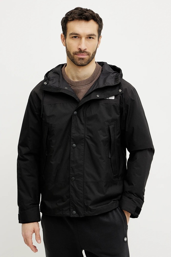 The North Face jacket Reign on Planet friendly black NF0A8B5GJK31
