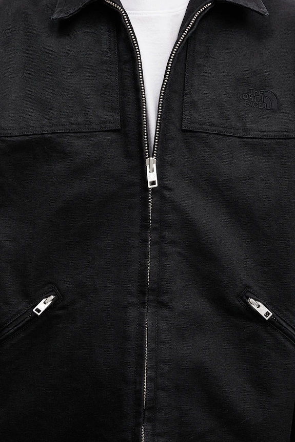 Памучно яке The North Face Cedar Canvas Work черен NF0A8B72JK31