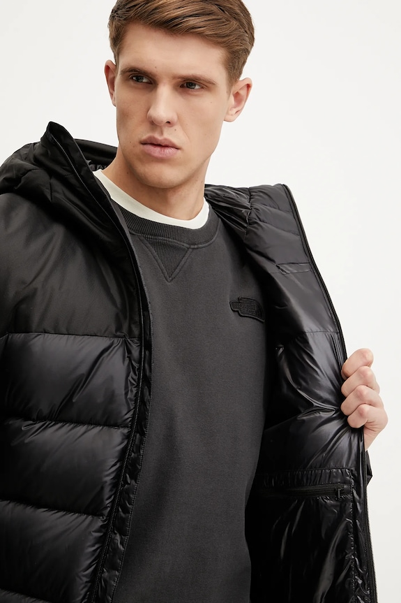 Μπουφάν με επένδυση από πούπουλα The North Face TNF X NSE NF0A8BJJJK31 μαύρο