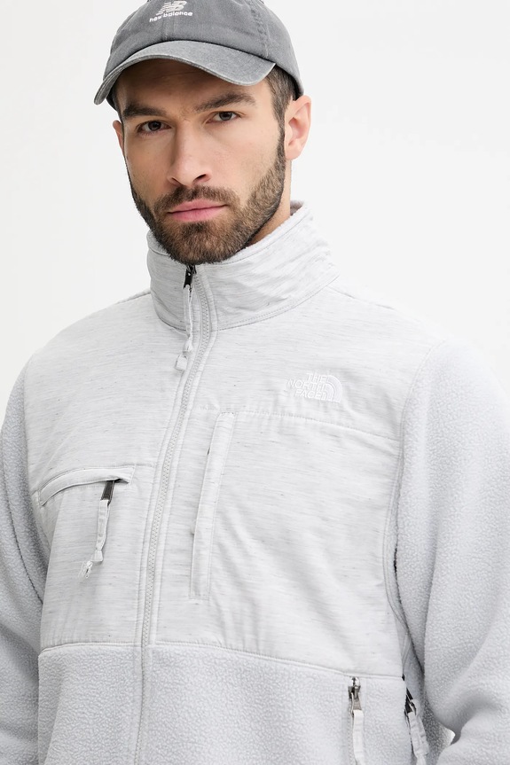 Bunda The North Face Regrind Denali šedá NF0A8B5ELE71