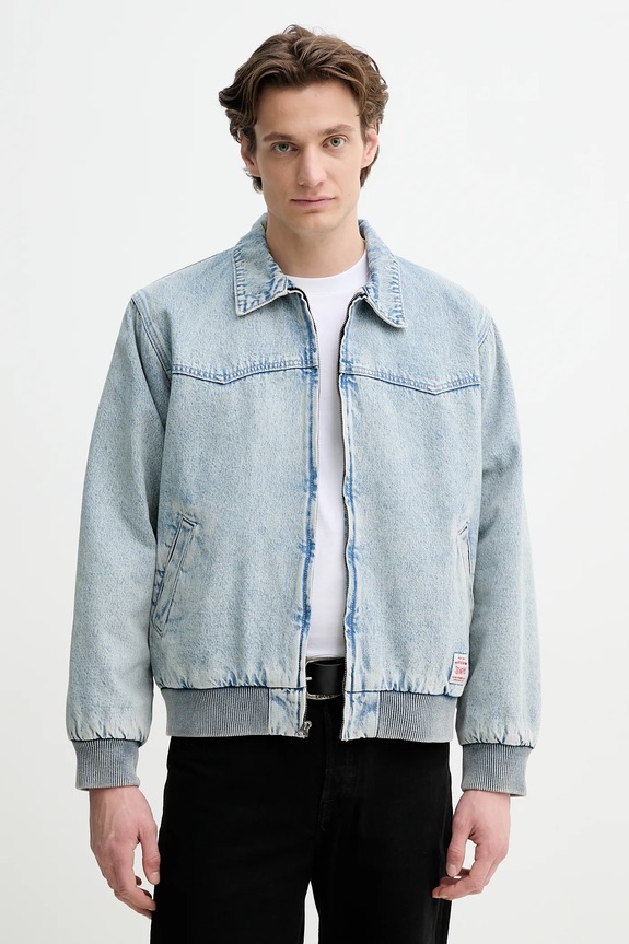 Bunda Levi's EMBARCADERO AVIATOR JKT bez kapucne modrá A8583