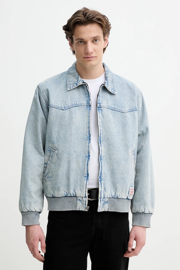 Bunda Levi's EMBARCADERO AVIATOR JKT bez kapucne modrá A8583