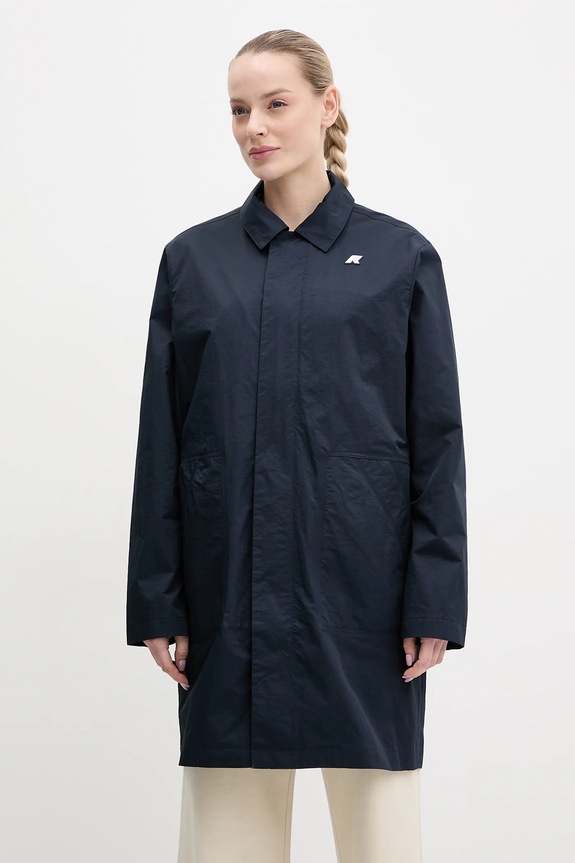 K-Way giacca parka non isolato blu navy K61381W