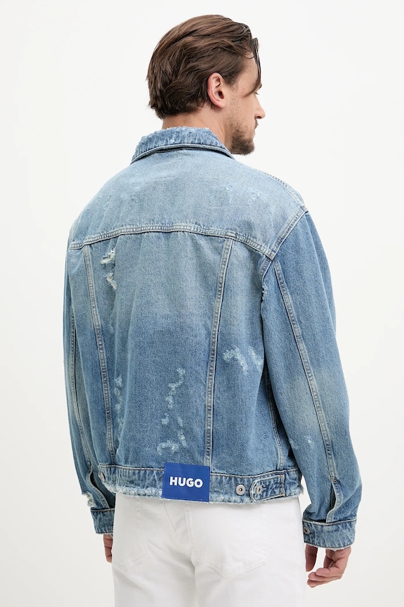 Oblečení Džínová bunda Hugo Blue 50534526 modrá