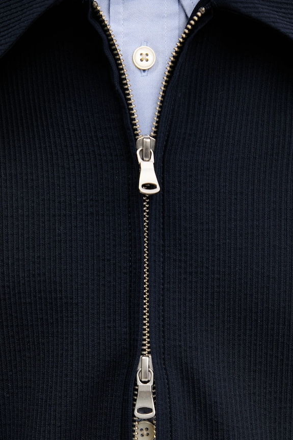 Μάλλινο μπουφάν BARENA VENEZIA Camicia Mola OSU5065.494 σκούρο μπλε