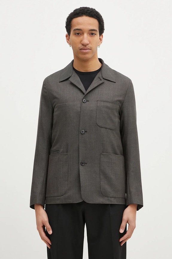 Paul Smith geacă de lână cu captuseala gri M1R.017X.P02569
