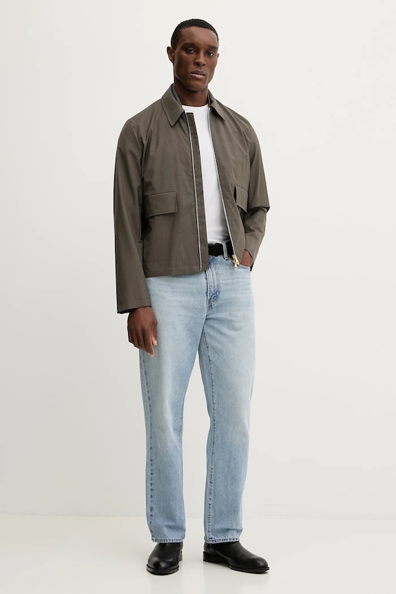 Vlněná bunda Paul Smith M1R.031Z.N00041 šedá SS25