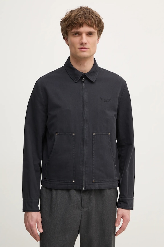 ZADIG&VOLTAIRE giacca in cotone non isolato nero WMOW01399.11