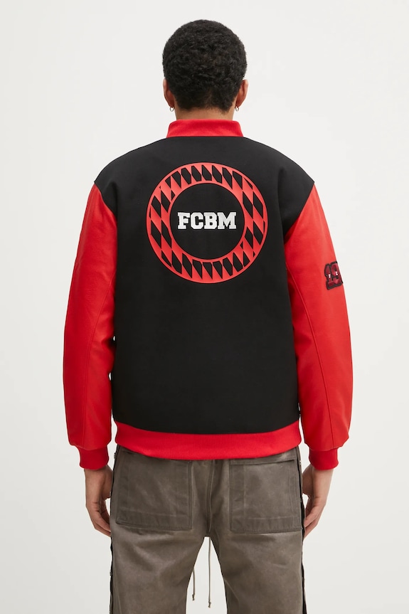 Oblečení Bunda z vlněné směsi adidas Performance FC Bayern Muenchen VRCT Jacket JF0584 černá