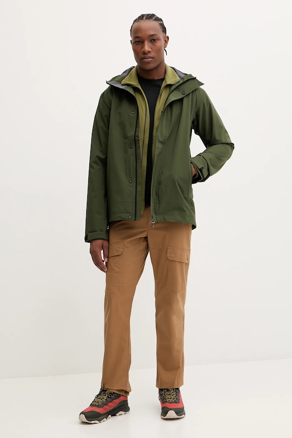 Nepremokavá bunda Haglöfs Breeze 607680 zelená AW25