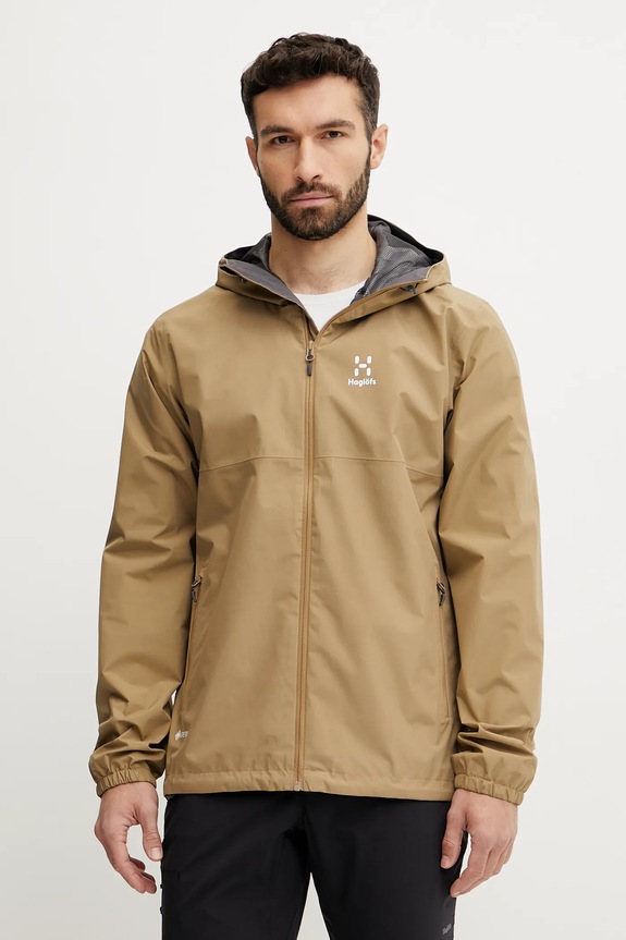 Haglöfs giacca da esterno Kaise GTX non isolato beige 607765