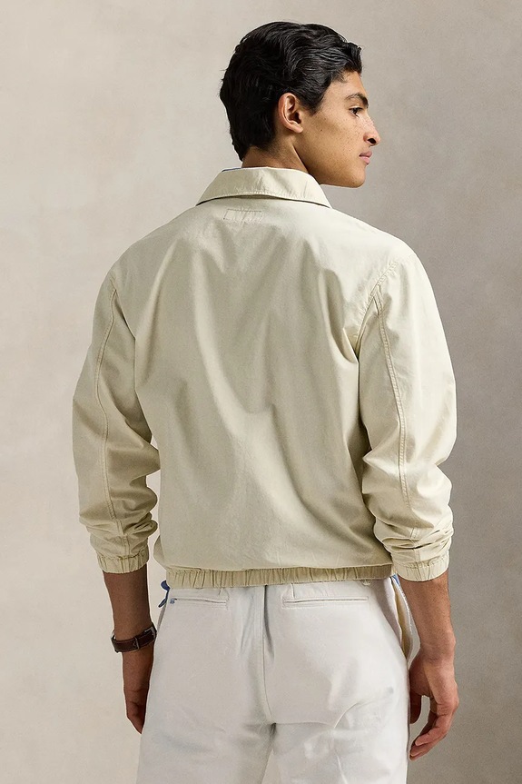 Polo Ralph Lauren cotton jacket Unlined Windbreaker 710961831 beige SS25