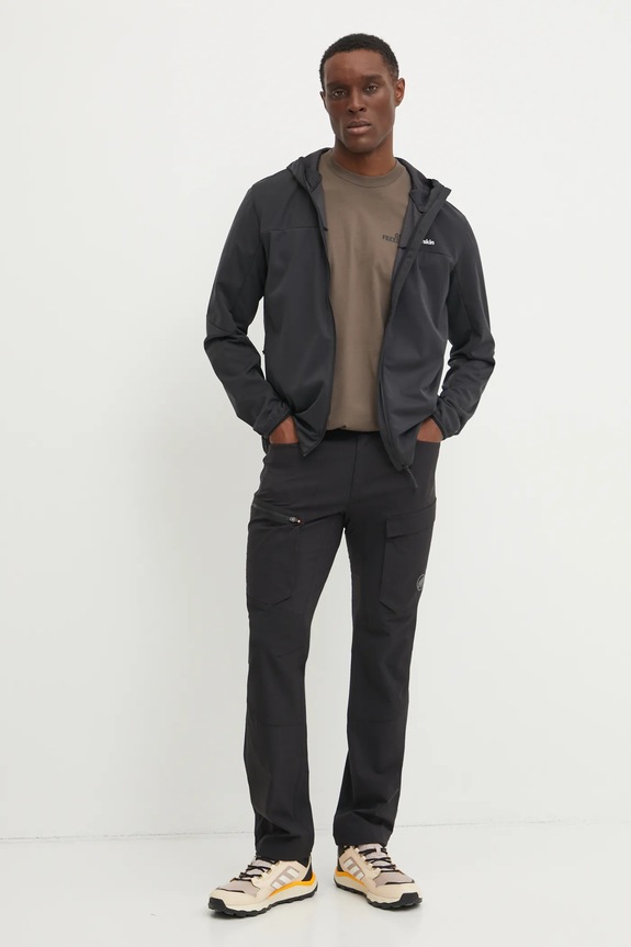 Jack Wolfskin kurtka sportowa Feldberg A63970 czarny SS25