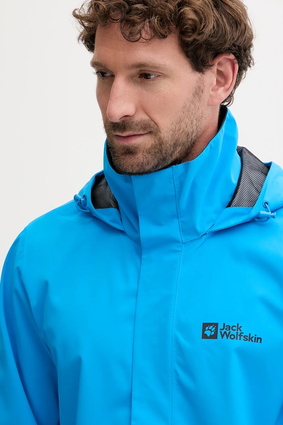Jack Wolfskin esőkabát Trailtime 2L kék A63903