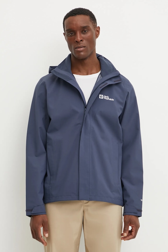 Jack Wolfskin esőkabát Trailtime 2L nem szigetelt kék A63903