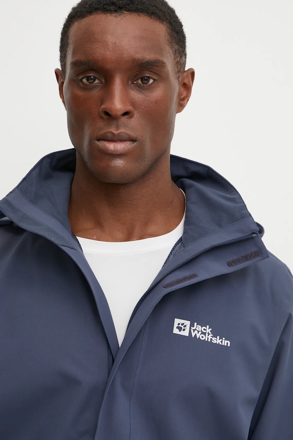 Jack Wolfskin esőkabát Trailtime 2L kék A63903