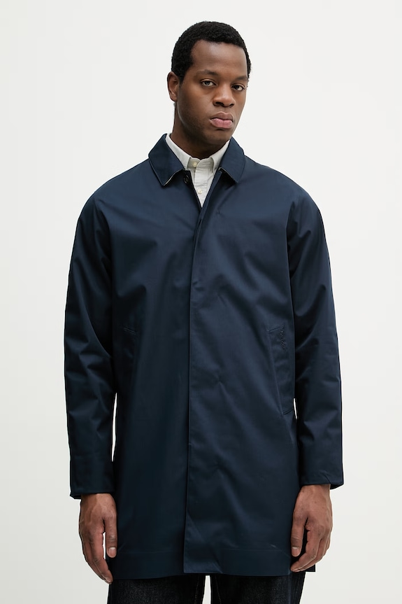 Bunda Barbour Rokig Waterproof nezateplené tmavomodrá MWB0856