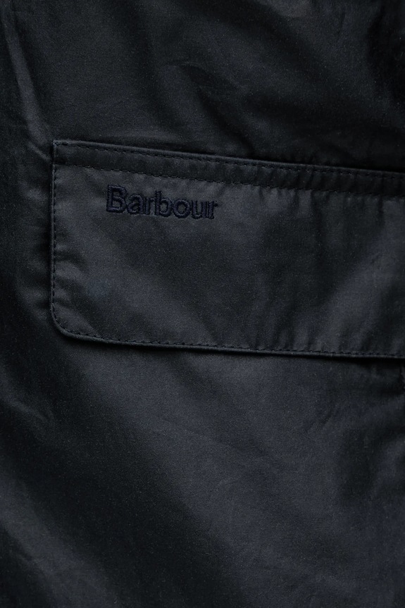 Barbour kurtka bawełniana Newbury Wax Jacket granatowy MWX2449