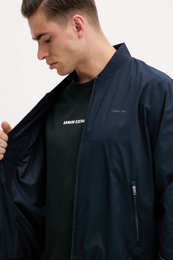 Bunda Calvin Klein LV040FM512 tmavomodrá