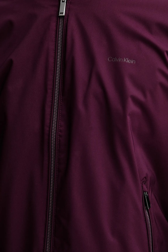 Bomber bunda Calvin Klein LV040FM512 burgundské