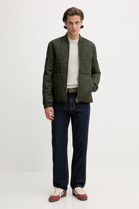 Superdry kurtka M5012084A.1KM zielony SS25