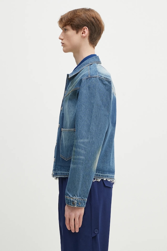 Džínová bunda Andersson Bell Rodeo Motorcycle Denim awa676m modrá SS25