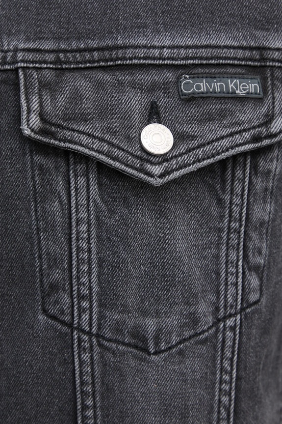 Τζιν μπουφάν Calvin Klein Jeans J30J327589 γκρί