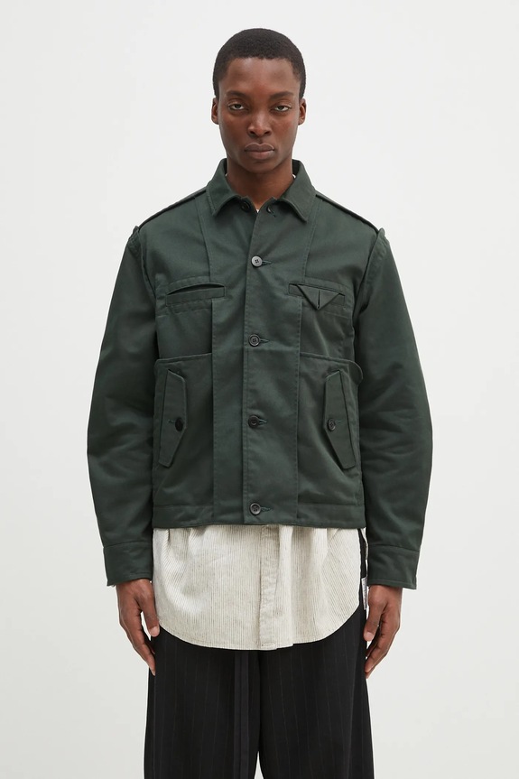 Undercover kurtka Blouson bez kaptura zielony UP1E4203