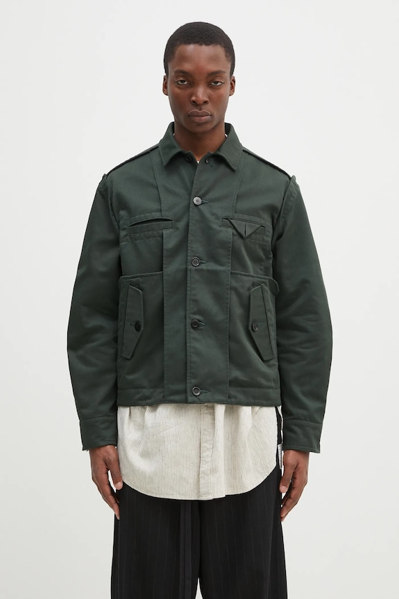 Undercover kurtka Blouson bez kaptura zielony UP1E4203