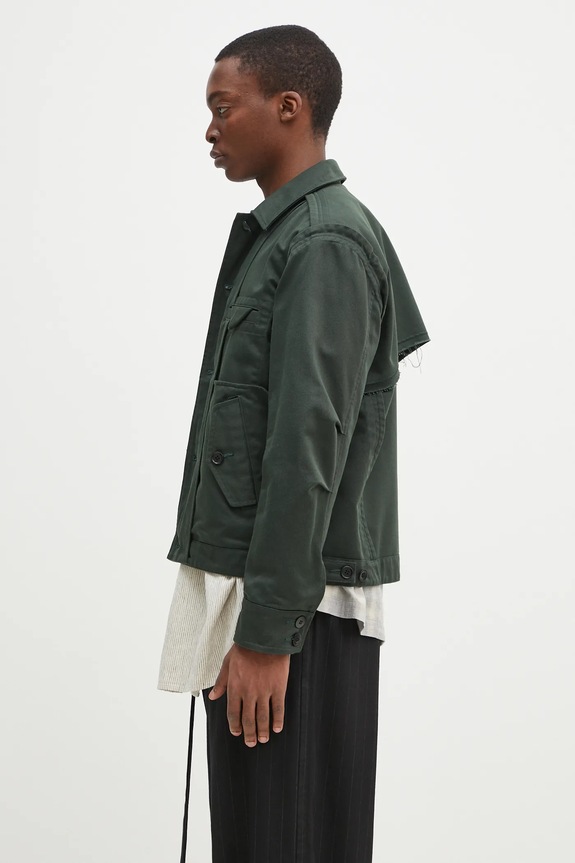 Undercover kurtka Blouson UP1E4203 zielony SS25