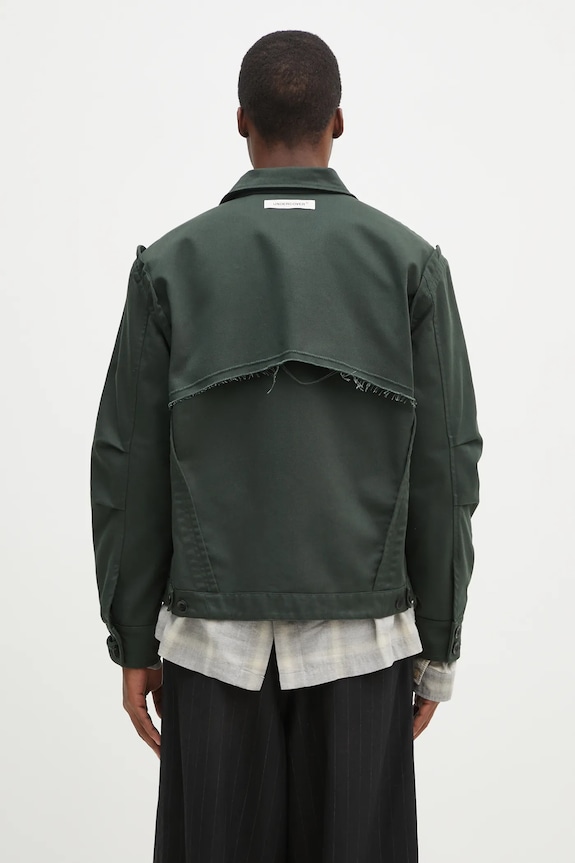 Odzież Undercover kurtka Blouson UP1E4203 zielony