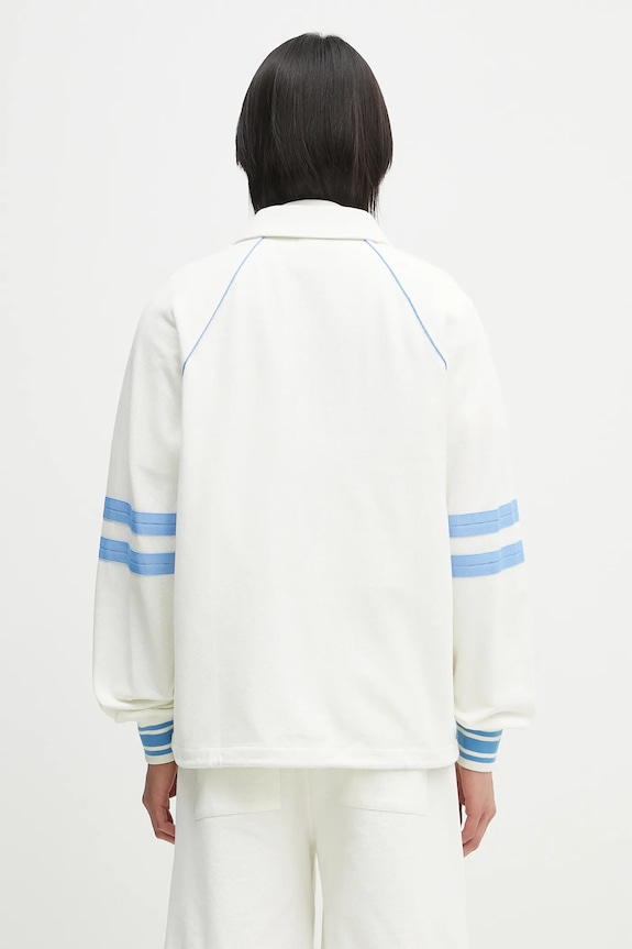 Odzież Drôle de Monsieur bluza bawełniana Le Veste AprËs-sport G.JT227.CO162.OW biały