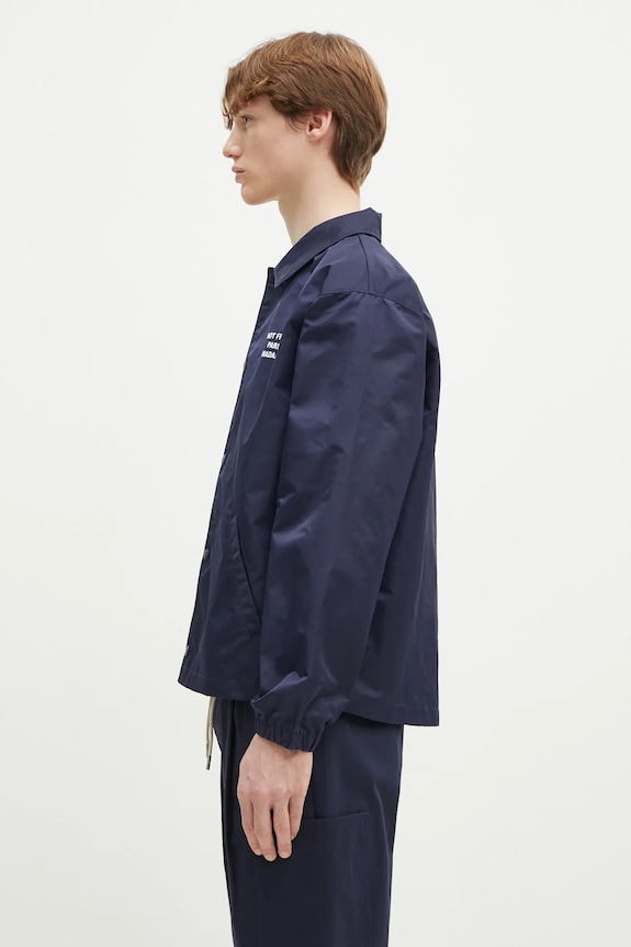 Куртка Drôle de Monsieur La Veste Slogan PERM.JT183.PA014.NY темно-синій SS25
