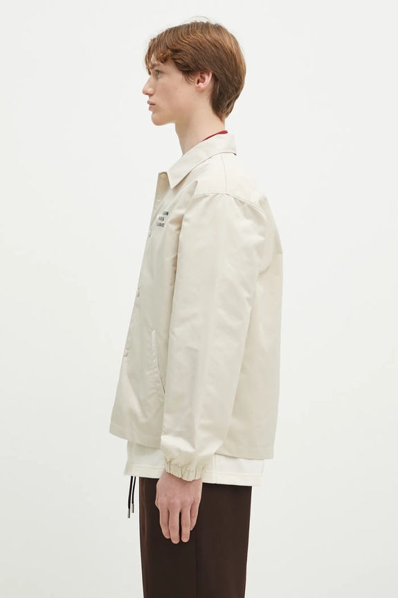 Drôle de Monsieur jacket La Veste Slogan PERM.JT183.PA014.MT beige SS26