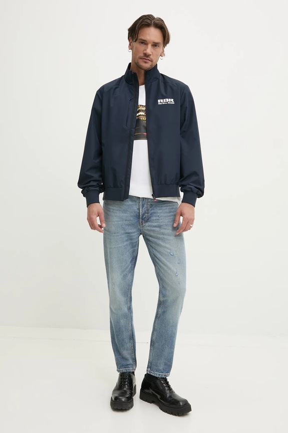 Μπουφάν Red Bull Racing x Pepe Jeans MARINA WINDBREAKER RM400012 σκούρο μπλε SS25