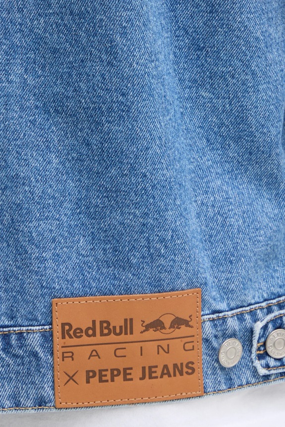 Red Bull Racing x Pepe Jeans giacca di jeans PRINTED RACE JACKET RM400019R17