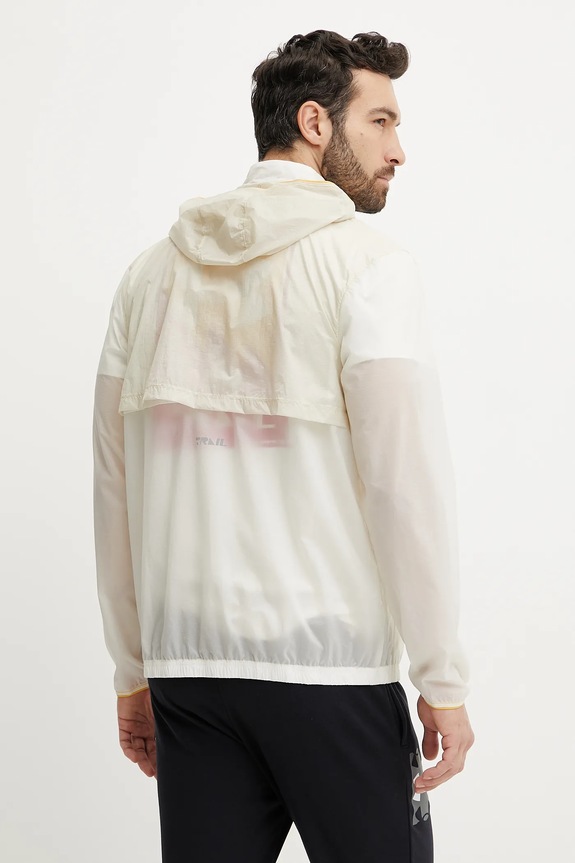 Ρούχα Αδιάβροχο μπουφάν Under Armour Launch Trail 1383243 μπεζ