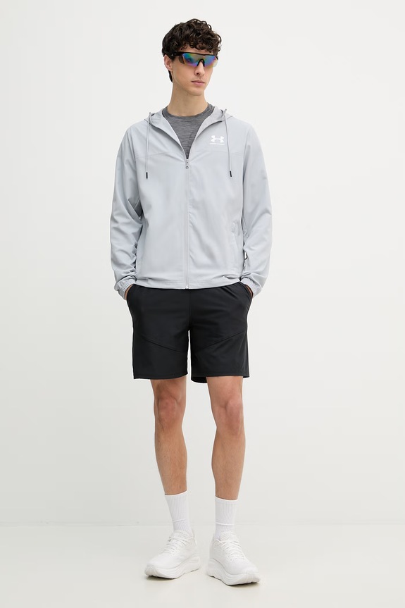 Under Armour αθλητικό μπουφάν Ανδρικό Rival Terry 1390149 γκρί SS26