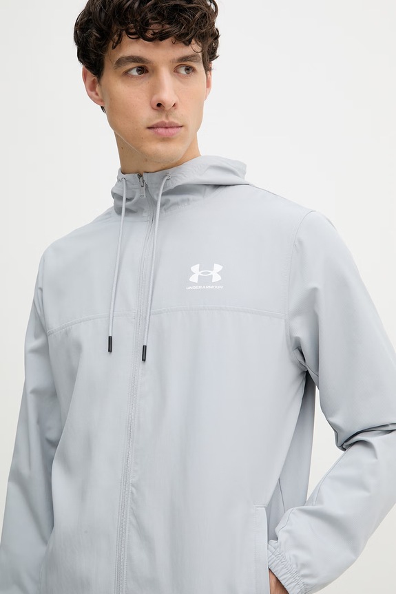 Under Armour αθλητικό μπουφάν Ανδρικό Rival Terry γκρί 1390149