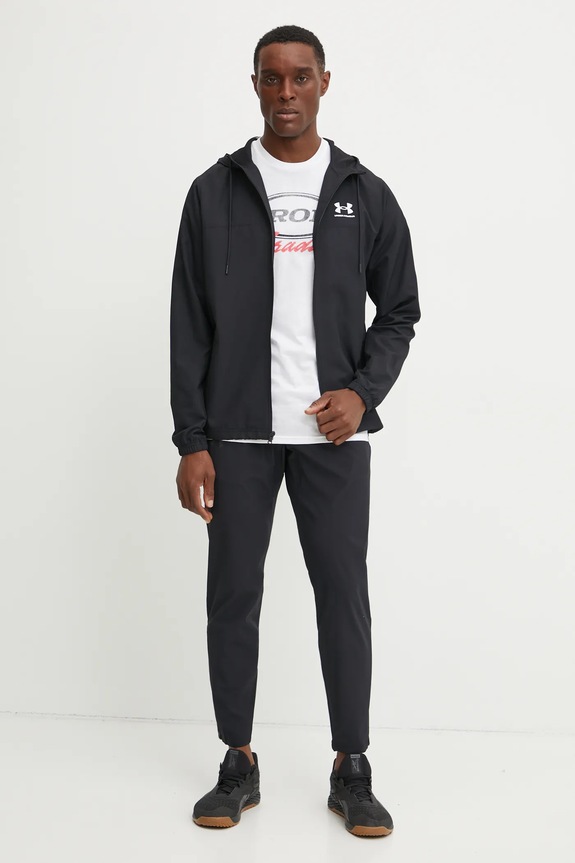 Under Armour Ανδρικό αθλητικό μπουφάν Rival Terry 1390149 μαύρο SS26