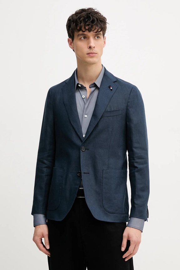 Tommy Hilfiger sacou de in necaptusit bleumarin SQTHL5966.SQTH500