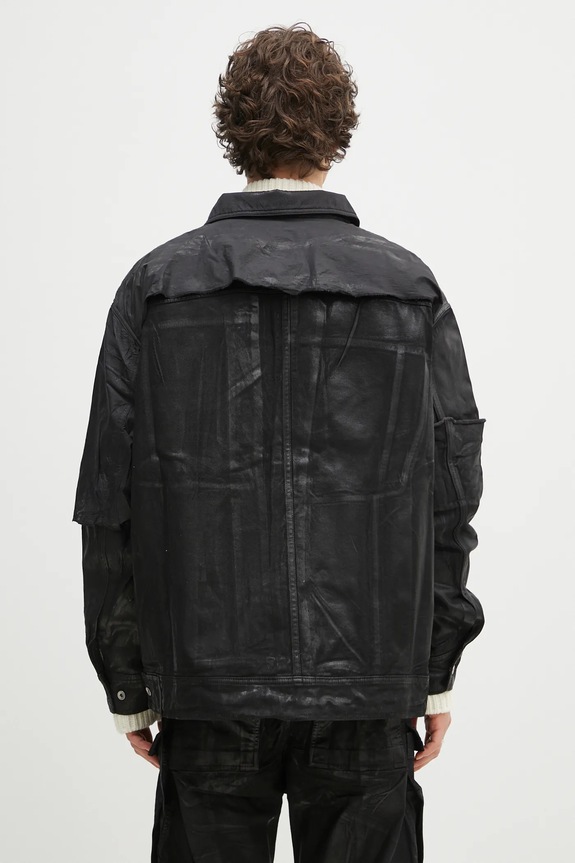 Odzież Rick Owens kurtka Jumbo Worker DU01E3761.COMW1 czarny